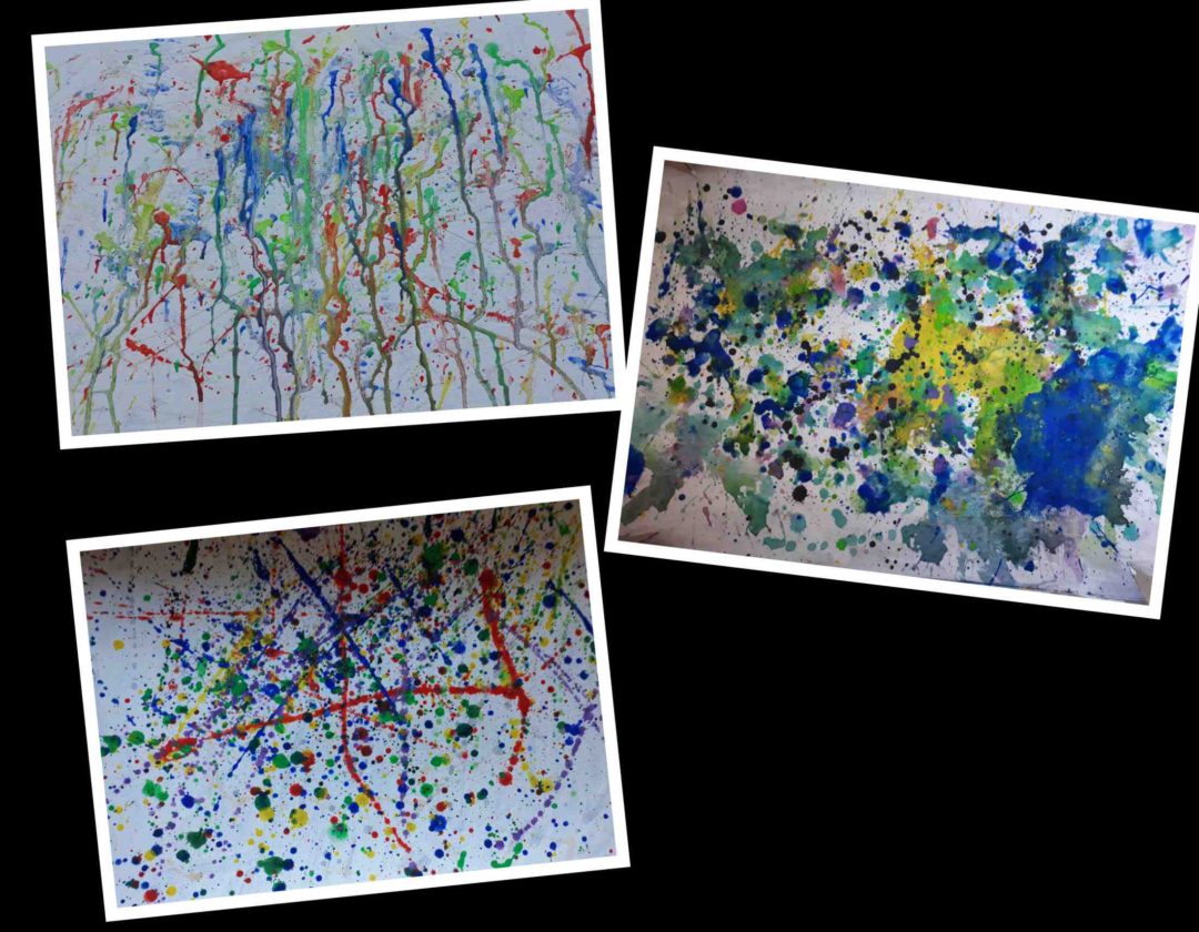 Action Painting nach Pollock