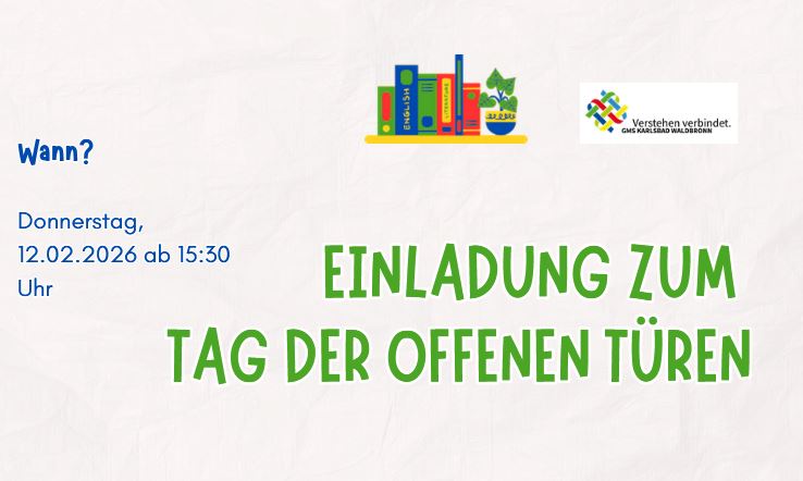 Einladung zum Tag der offenen Türen
