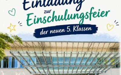 Einladung zur Einschulungsfeier